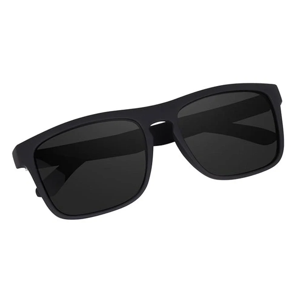 Polarized Sunglasses Men Matte Black Square Frame UV Protection lentes Gafas New